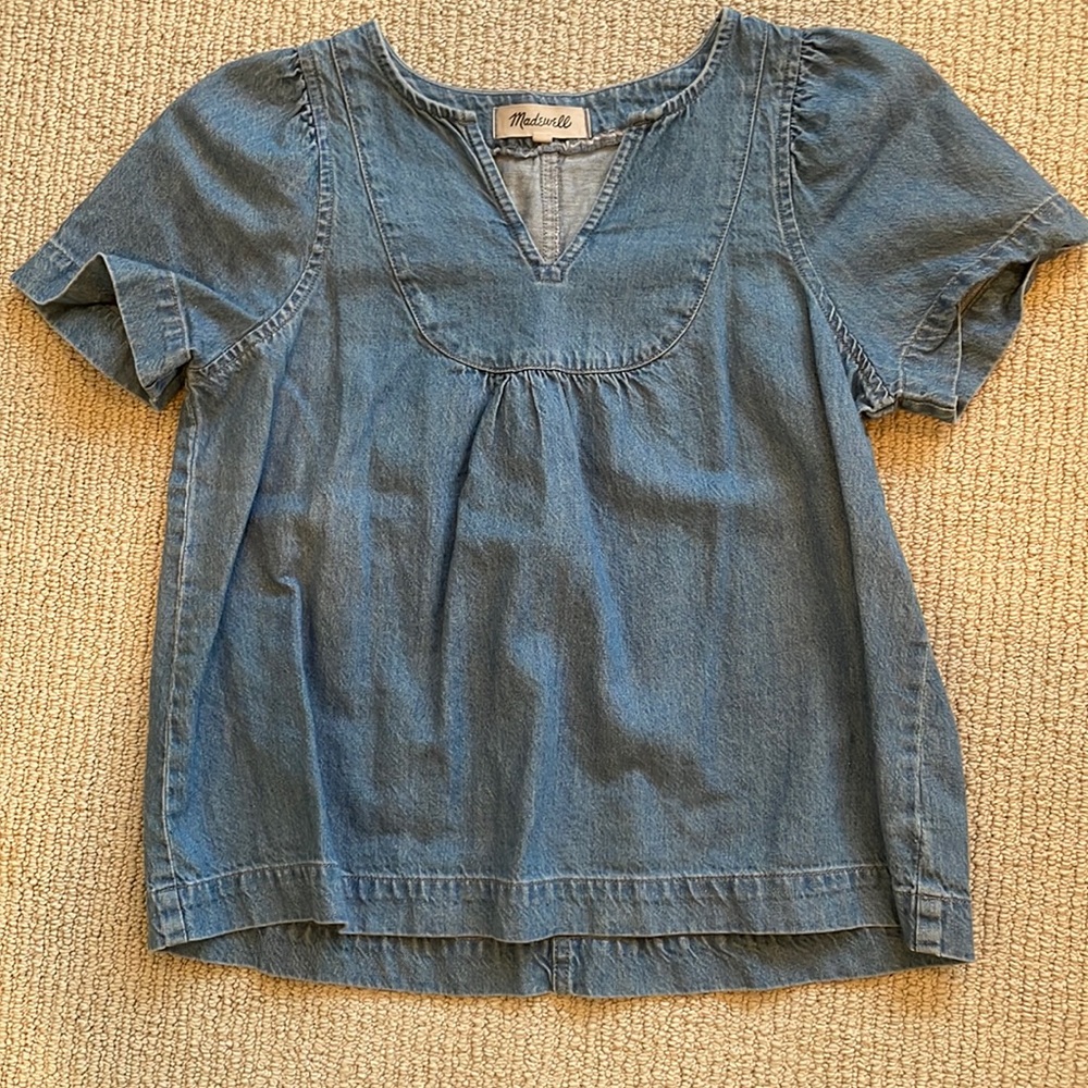 Madewell denim top